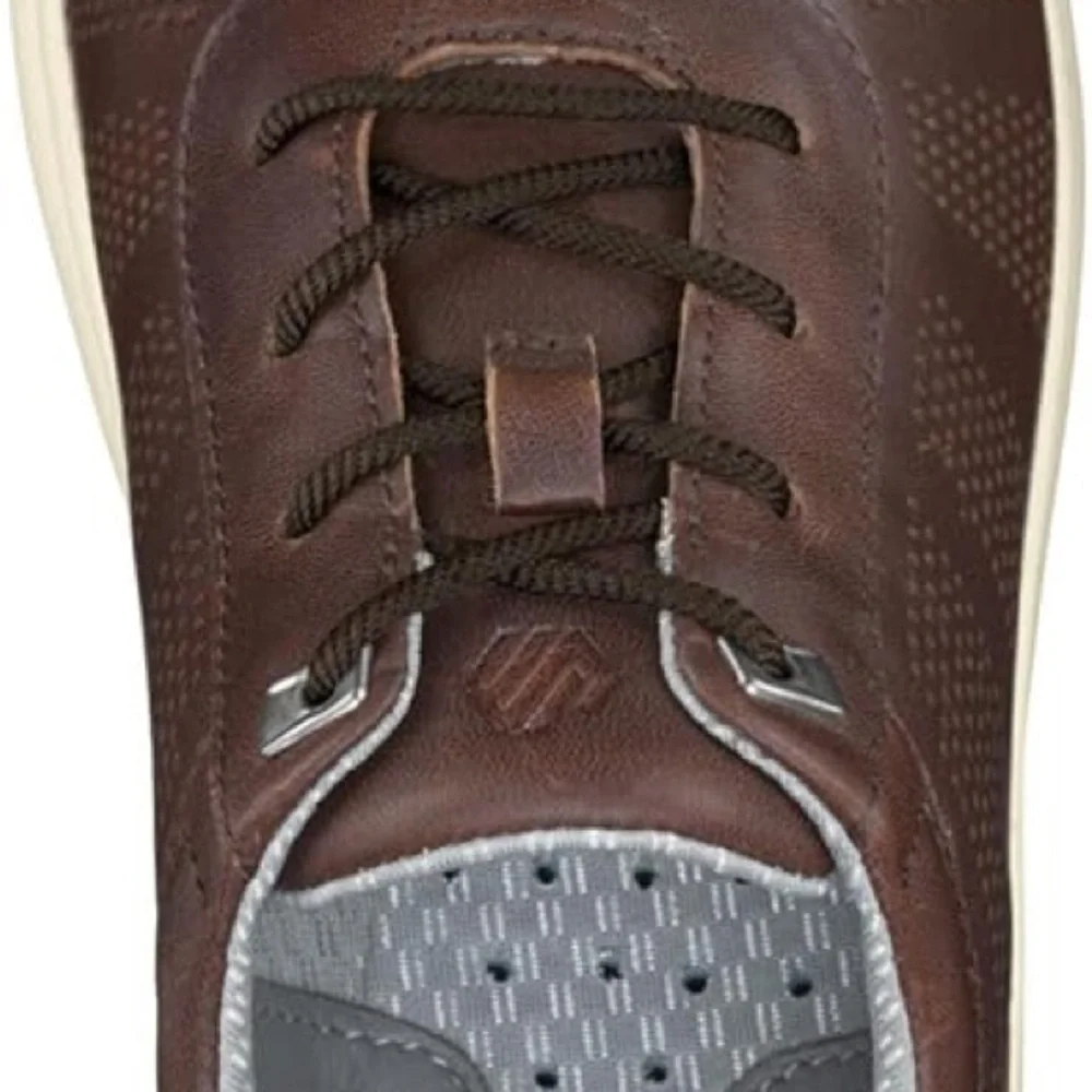 Johnston & Murphy Brown Cream Sneakers with Comfort Sole - Picture 7 of 8